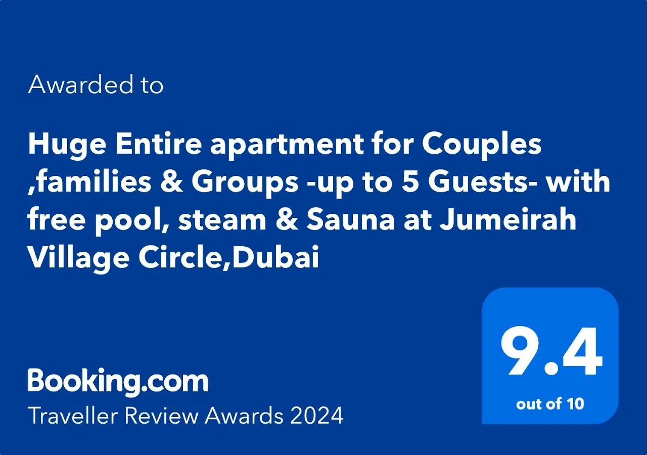 Spacious JVC Apartment: Family-Friendly with Pool & Wellness Amenities Dubai